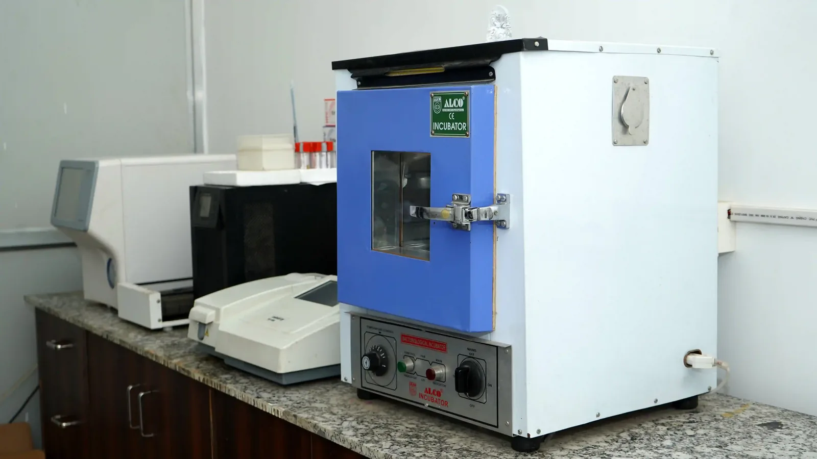 Sample reception and in-house pathology lab at Hope Diagnostics
